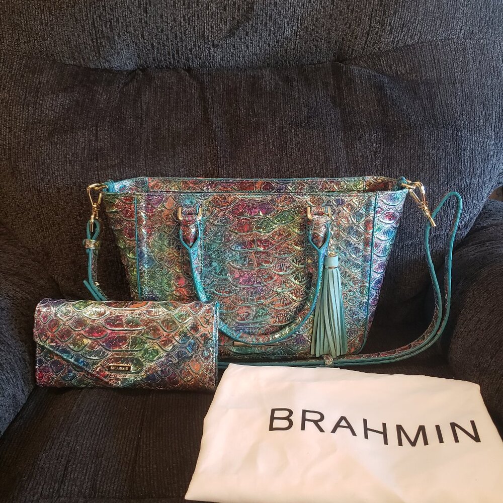 Brahmin Small Ashlee with Wallet